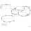 Beliani Modular Sofa 2 Seater AMLI Beige Fabric with Ottoman 3