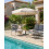 Beliani Market Parasol 232 cm SESTRIERE Beige 2
