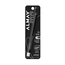 Almay Gel Eyeliner, Waterproof, Fade-Proof Eye Makeup, Easy-to-Sharpen Liner Pencil (Packaging May Vary), 110 Rich Black, 0.045 oz ( 110 Rich Black)