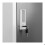 Armoire vestiaire 2 compartiments 2 etageres capacite 80 kg gris 3