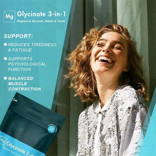 Magnesium Glycinate 3-in-1 Complex,-1800mg\Magnesium-Supplements/High-Absorption 1