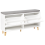 Beliani Shoe Storage Bench MINERAL White 4