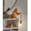 Beliani Table Lamp Gorilla HARAMBE Gold 2
