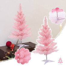 Mini Christmas Tree Desktop Decoration Pink