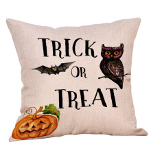Ympuoqn Halloween-koristetyynyn päällinen puuvilla-pellava, 1 kpl