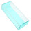 Jarrón rectangular de plástico para flores, 25 x 9,5 x 6,5 cm. 1