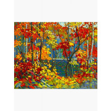 Vintage-Kunstdruck von Tom Thomson aus dem Jahr 1919, ungerahmt