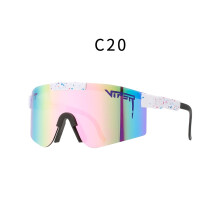 Cycling Sunglasses Polarised Sports Sunglasses, Windproof Shield Lens