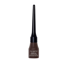 Almay Liquid Eyeliner, Waterproof, Fade-Proof Eye Makeup, Easy-to-Apply Liner Brush (Packaging May Vary), (222 Brown)