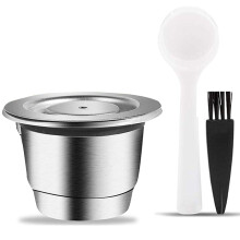 Espresso Refillable Capsules Reusable for Pod Espresso Coffee Pod Stainless Steel Capsules Compatible