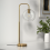 Living And Home Contemporary Arc Arm Table Lamp 2