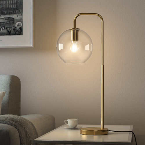 Living And Home Contemporary Arc Arm Table Lamp