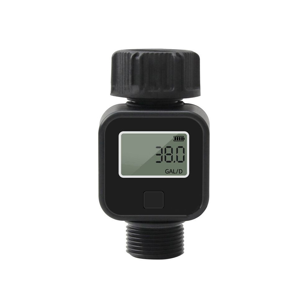 Water Flow Recorder Digital Water Flow Meter 3/4In Hose Water Meter For Measuring Water Usage And Flow Outdoor Gardens 4714140361766