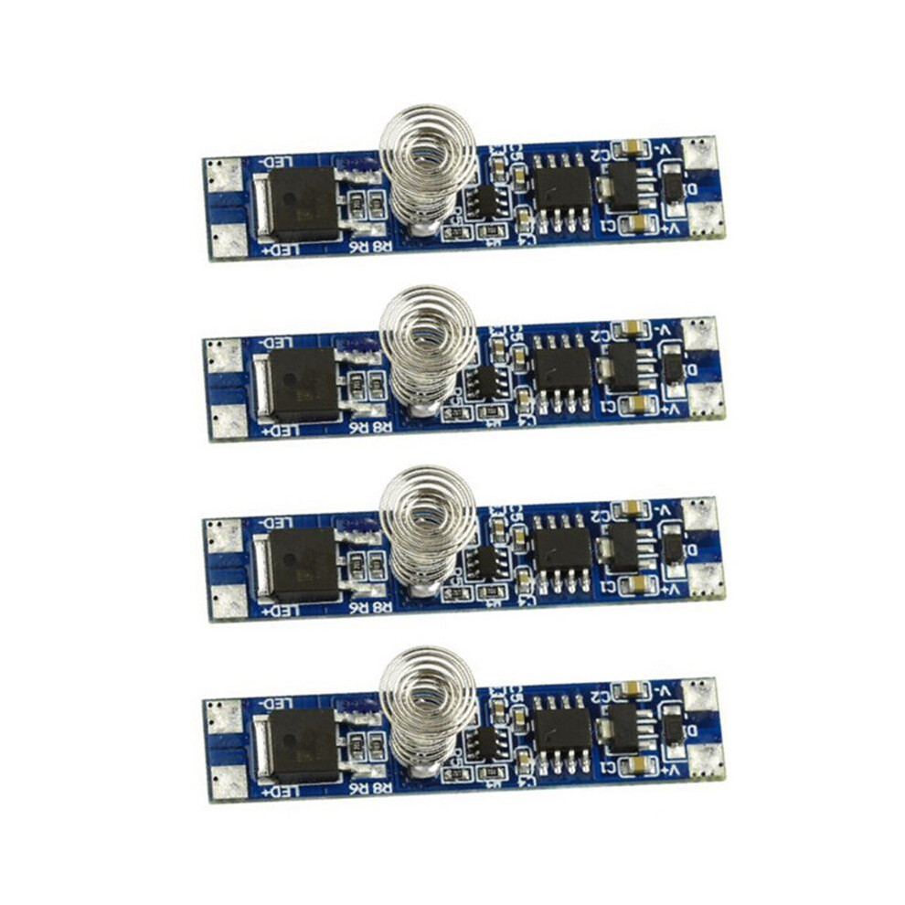4X 5V-24V 8A Intelligent Led Light Dimmer Capacitive Sensor Module Pcbaled Dimming Control Touch 4711324521008