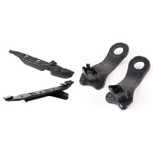 2 Pairs Car Accessories: 1 Pair Front Left Right Bumper Guide Support Bracket & 1 Pair Halogen Headlight Brackets