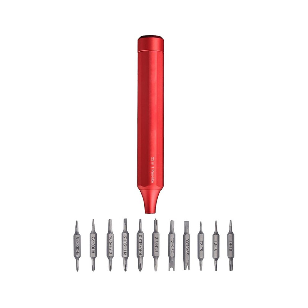 22 In 1 Precision Screwdriver Set, Pen Shaped Small Precision Mechanic Tool Set, Household Screwdriver Set 6033967219301