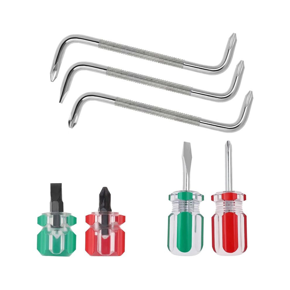 7 Pcs Offset Screwdriver Set Right Angle Screwdriver, Slotted Screwdriver Z-Type Screwdriver 4713898225078
