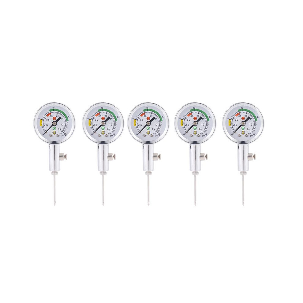 5X Pressure Gauge Pressure Measuring Tool Basketball Football Volleyball Barometer 6033640700867