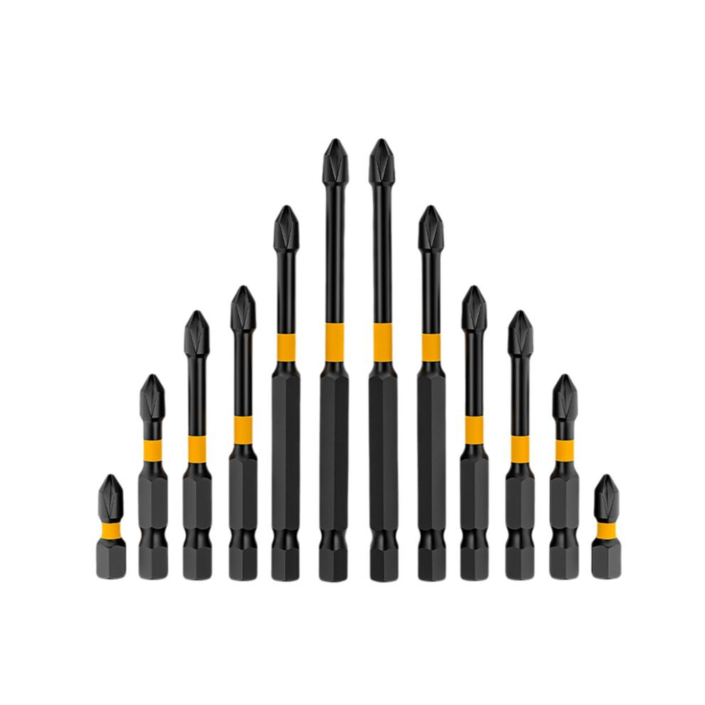 Non-Slip Impact Batch Strong Magnetic High Torque Hardness Screw 25/50/65/70/90Mm/150Mm Screwdriver Bits Set 6033692506769
