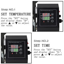 2X Heat Press Control Box Replacement Digital Panel Accessory Machine 1400W Temperature Controller 110V US Plug