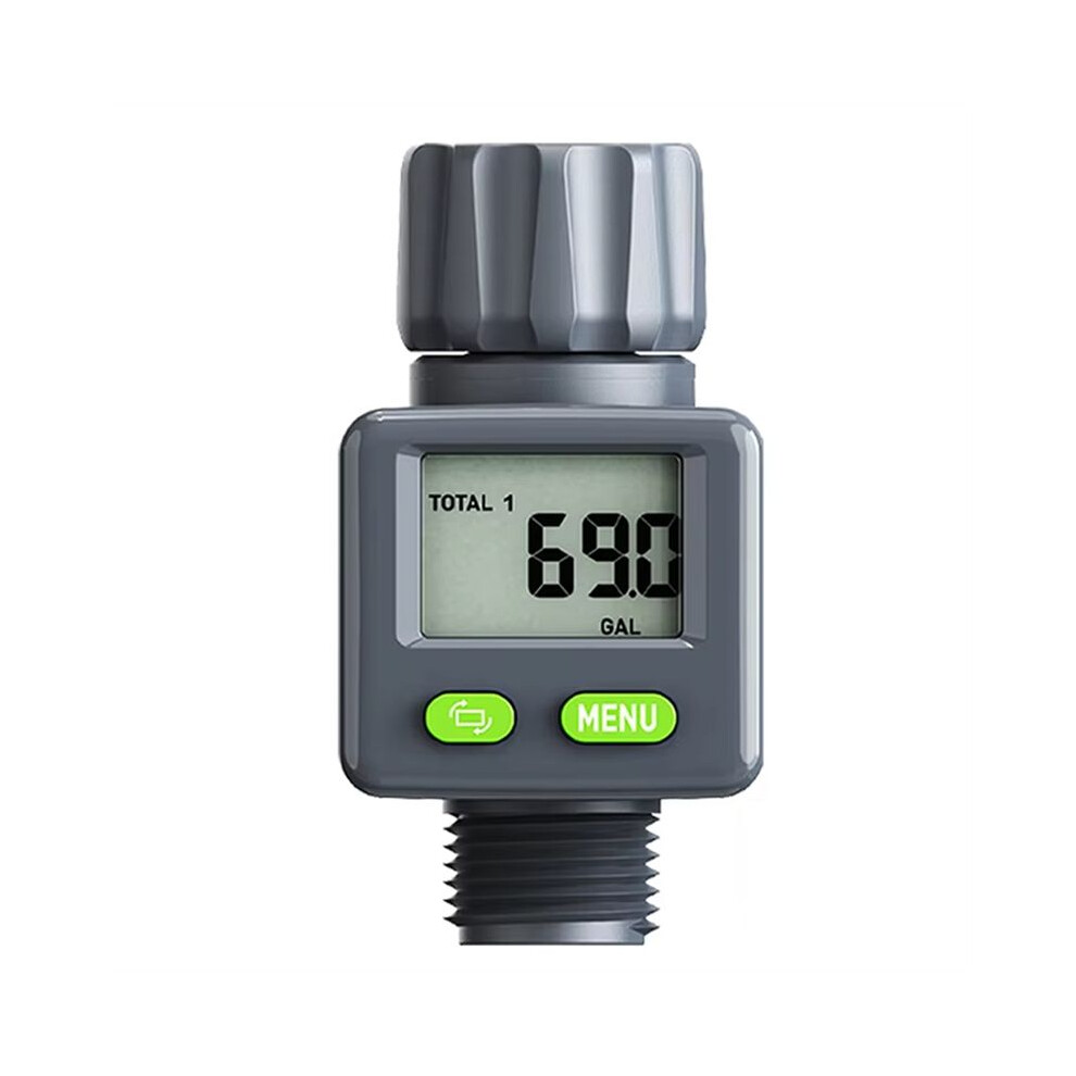 Water Flow Meter Measure Gallon/Liter Consumption&Flow Rate For Garden Hose Watering Rv Water Tank Sprinkler 6033970389824