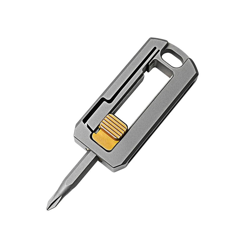 Titanium Alloy Screwdriver Magnetic Small Maintenance Combination Multi-Functional Outdoor Edc Tools Handle Screwdriver 6033381116439