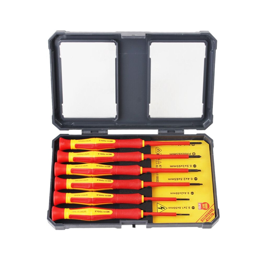 Portable With Case Magnetic 1000V Car Repair Tool Convenient Insulated Screwdriver Set 6Pcs/Set 4712461791026