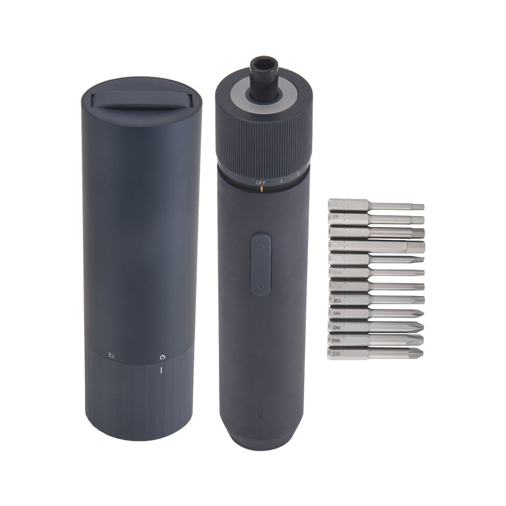 Electric Screwdriver Kit, 12 Piece Bit Set, 3.6V Cordless Screwdriver Rechargeable Usb, 3 Torque Settings, 1500Mah 6032079636808