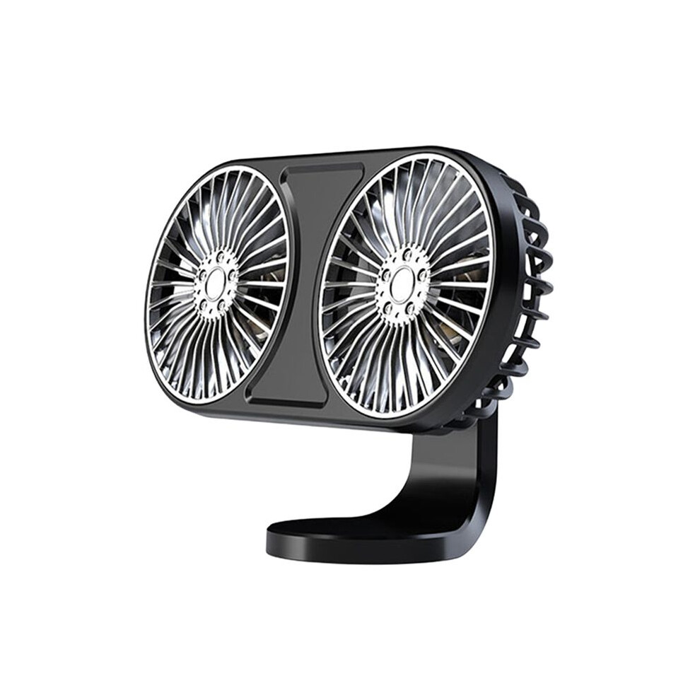 Usb Car Air Outlet Dashboard Fan 5V Auto Ventilation Fan Low Noise Dual- Auto Electric Fan 3 Gear Electrical 6033533201310