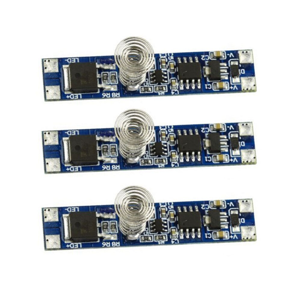 3X 5V-24V 8A Intelligent Led Light Dimmer Capacitive Sensor Module Pcbaled Dimming Control Touch 6033692590997