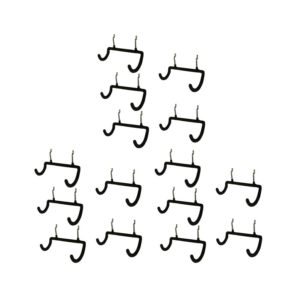 15Pcs Pegboard Drill Holder Heavy Duty Hooks,Pegboard Double Hooks Drill Hanger Hook For Drill,Accessories 4712804102526