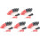 50 Sets Retractable Sheath 4Mm Banana Plug Connectors Stackable Wire Solder Multimeter Test Leads Ends Plugs Adapter 1