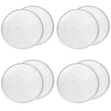 8X Pizza Screen, Pizza Pan,Pizza Pan for Oven, Pizza Tray, 12 Inch Seamless-Rim Aluminum Non Stick Pizza Screen