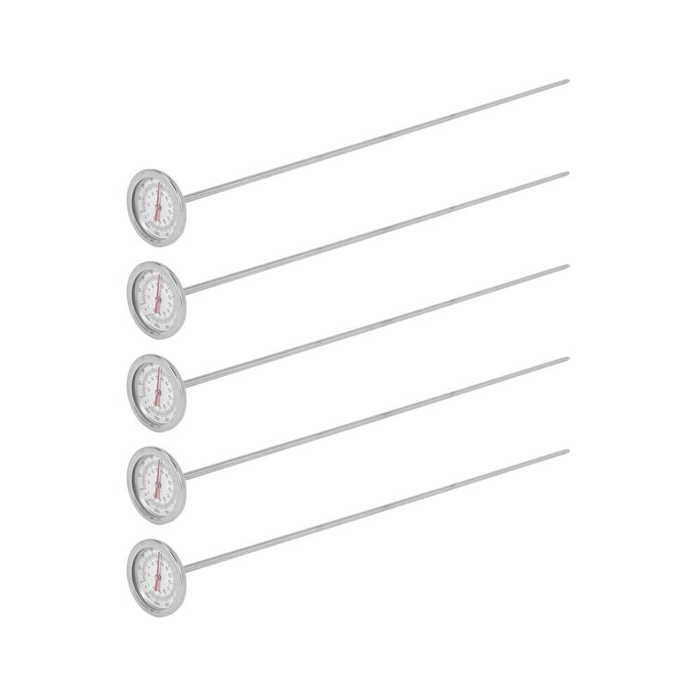 5X Long Stem Compost Soil Thermometer - Fast Response Stainless Steel 20 Inch - Measuring Probe - Fahrenheit and Celsius