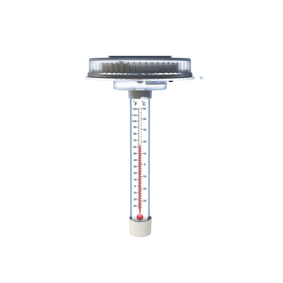 Light Pool Thermometer, Solar Pool Thermometer Floating, Led Swimming Pool Thermometer At Night, Floating Ice Bath Thermometer