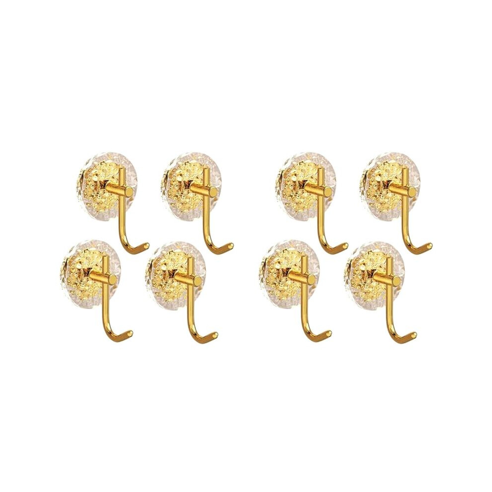 8Pcs Wall Hooks, Punch-Free Adhesive Hooks For Hanging Coat, Hat, Towel, Robe, Scarf, Purse, Keys, Lamp, Wall Decor-A 6031762670617
