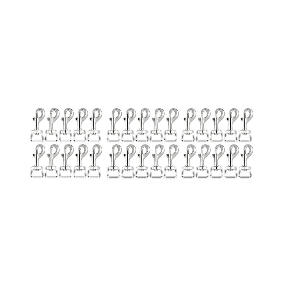 60Pc Snap Hooks For Dog Leash Collar Linking, Heavy Duty Swivel Clasp Eye Bolt Buckle Trigger Clip For Spring Pet Buckle 6034002964729