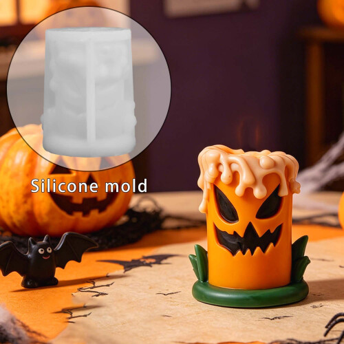 Moules en Silicone pour bougies cylindriques en forme de-UN 2