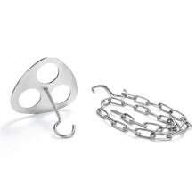 Outdoor Barbecue Camping Stainless Steel Hanger, Camping Tripod Hanger, Pot Rack, Barbecue Rack, Tree Branch Hanger