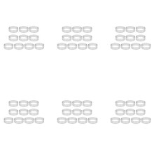 60Pcs Circular Tart Rings with Holes Stainless Steel Fruit Pie Quiches Cake Mousse Mold Kitchen Baking Mould 7cm