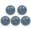 5Pcs 54MM Blind Filter Backflush Disk Rubber for  Espresso Machines Brewing  Backwashing Gasket Coffee Tool 1