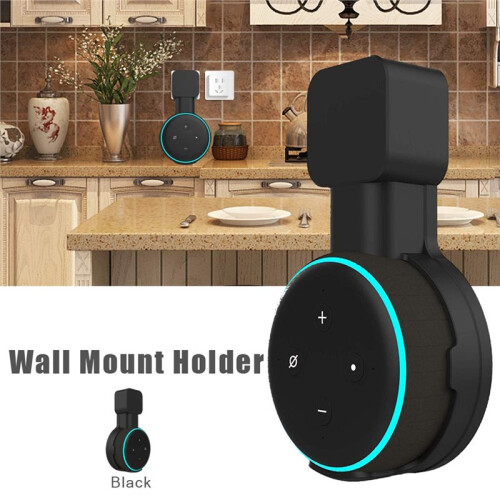 For Echo Dot 3 Wall Mount Holder, Cord Management Bracket for Alexa Echo Dot 3rd Generation Speaker 2
