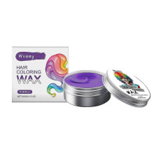 (Purple) Children Temporary Hair Dye Cream Hair Color for Kid DIY Cosplay Styling Easy to Wash Long Lasting Instant Hair Coloring Gel Wax