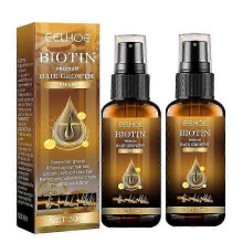 (2Bottles) Biotin Hair Growth Spray Anti Hair Loss Fast Regrowth Scalp Treatment Serum