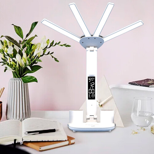 Foldable LED Reading Lamp with USB Charging, 3 Modes