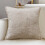 Chenille Throw Pillow 45 x 45 cm Beige Sofa Cushion 1
