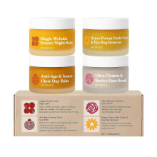 The Complete System for Mature Women's Skin Organic Skin Face Balm 4 in 1 Set for All Skin Types