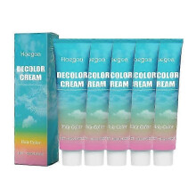 (4) 1-5x Hair Bleach Cream Natural Non-Irritating Professional Long Lasting Hair Bleach 100G
