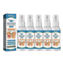 Private Antibacterial Spray, Anti Itch Spray, Natural Herbal Private Parts External Itching Spray, Instant Cooling and Soothing, for Women Men