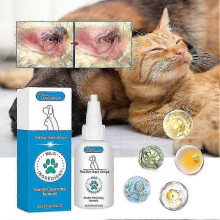 2025 Dog Cat Ear Cleaner Wash Drops Itchy Ears Itching Mites Odour Stop Wax Build Up